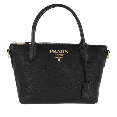 black leather prada bag|prada leather bag women black.